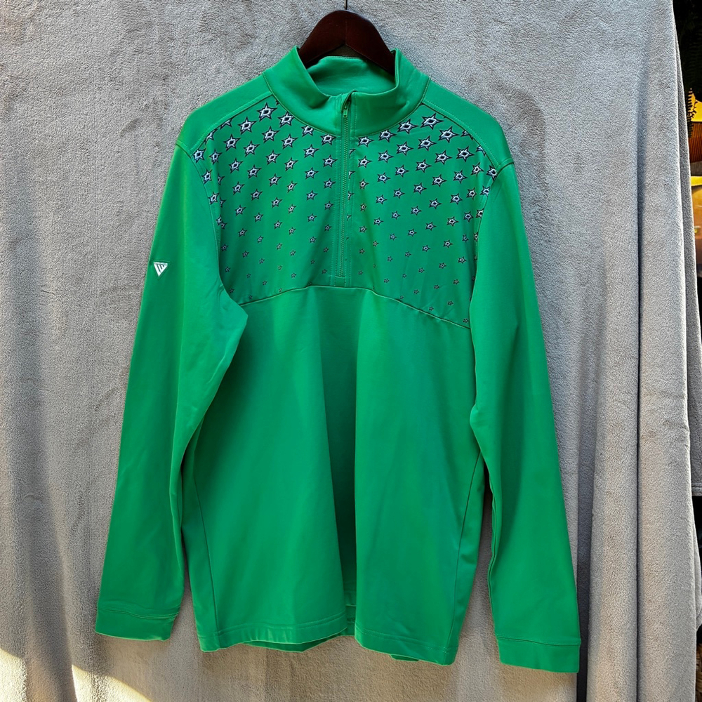 NWT Levelwear Dallas Stars NHL Official Men’s Size Large Quarter-Zip Pullover
